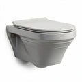 Wall-mounted toilet in white ceramic with sleek design 45 x 35 x 30cm